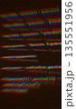 Blurred multicolor RGB code text with glitch distortion effects, creating a cyberpunk digital aesthetic 135551956