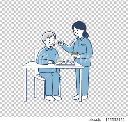 照顧人員協助用餐 135552151