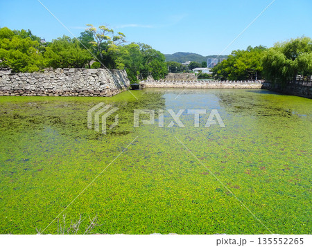 岡山城のお堀(岡山県岡山市) 岡山城のお堀(岡山県岡山市) 135552265