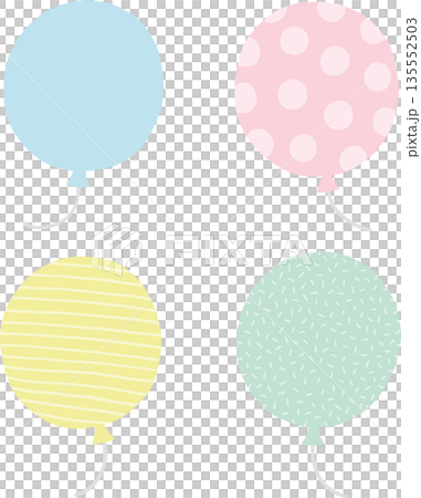 五顏六色的氣球一套 五顏六色的氣球一套 135552503