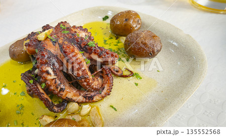 Polvo a Lagareiro, Octopus, Portugal 135552568