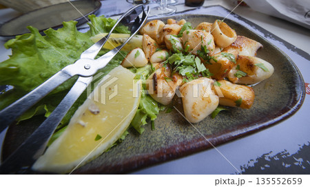 Grilled Squids, Portugal Grilled Squids, Portugal 135552659
