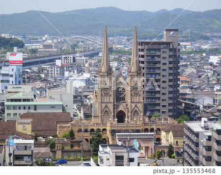 福山城周辺の景色(広島県福山市) 福山城周辺の景色(広島県福山市) 135553468