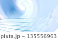 抽象的な青い光の渦 135556963