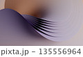 曲線でグラデーションラインのアブストラクト背景素材 135556964