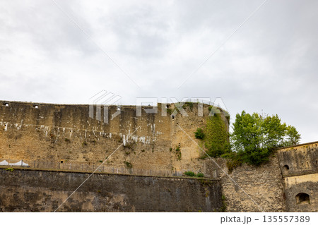 Castle of Sedan, Sedan, Rethel, Ardennes, Grand-Est, France, August, 28th, 2025, Ancient stone 135557389