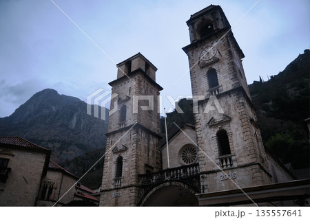 The Cathedral of Saint Tryphon in Kotor, Montenegro The Cathedral of Saint Tryphon in Kotor, Montenegro 135557641