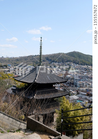 広島県尾道市_天寧寺三重塔2_2025年3月 広島県尾道市_天寧寺三重塔2_2025年3月 135557672