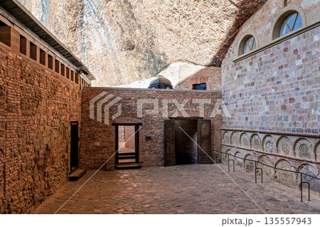 The Royal Monastery Of San Juan De La Pena near Jaca. Huesca, Aragon. Spain 135557943