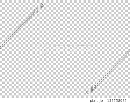 高級感のあるファスナーの背景　ブラック＆シルバー 135558985
