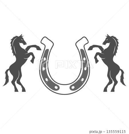 Horse icon logo design 135559115