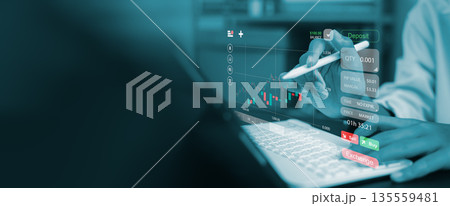 User hands holding smartphone with secure login interface and green shield icon. Mobile cyber security, digital authentication, data privacy and safety protection concept. 135559481