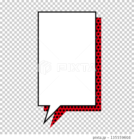Simple speech bubble illustration, vertical, square Simple speech bubble illustration, vertical, square 135559608