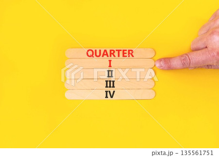 1st first quarter 1 symbol. Concept word Quarter 1 on beautiful wooden sticks. Beautiful yellow background. Businessman's hand. Business, happy 1st first quarter 1 Q1 concept. Copy space. 1st first quarter 1 symbol. Concept word Quarter 1 on beautiful wooden sticks. Beautiful yellow background. Businessman's hand. Business, happy 1st first quarter 1 Q1 concept. Copy space. 135561751