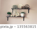 Stylish open space shelves 135563815