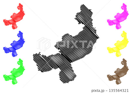 Bucheggberg District (Switzerland, Swiss Confederation, Canton of Solothurn or Soleure) map vector illustration, scribble sketch Bezirk Bucheggberg map Bucheggberg District (Switzerland, Swiss Confederation, Canton of Solothurn or Soleure) map vector illustration, scribble sketch Bezirk Bucheggberg map 135564321