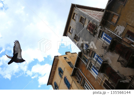 Verona cityscape with historic rooftops and medieval architecture Verona cityscape with historic rooftops and medieval architecture 135566144