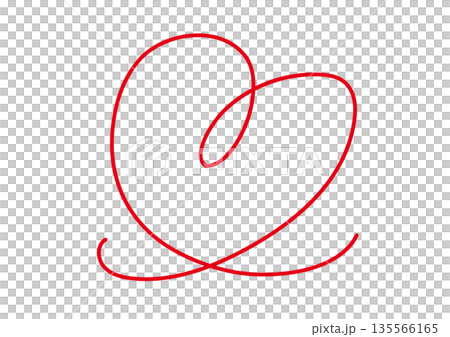 手書きのハート 手書きのハート 135566165