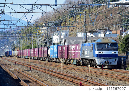 東海道本線 二宮-大磯 JR貨物 EF210-172(新鶴見) 東海道本線 二宮-大磯 JR貨物 EF210-172(新鶴見) 135567007
