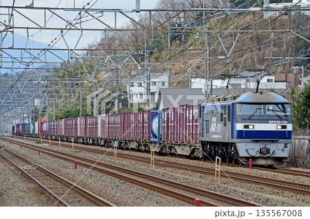 東海道本線 二宮-大磯 JR貨物 EF210-125(新鶴見) 東海道本線 二宮-大磯 JR貨物 EF210-125(新鶴見) 135567008