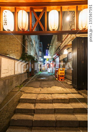 「青森県」ハーモニカ横町・八戸横丁の風景 八戸市 「青森県」ハーモニカ横町・八戸横丁の風景 八戸市 135567591