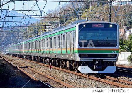 東海道本線 二宮-大磯 JR東日本 E231系1000番台 S-07編成(国府津) 東海道本線 二宮-大磯 JR東日本 E231系1000番台 S-07編成(国府津) 135567599