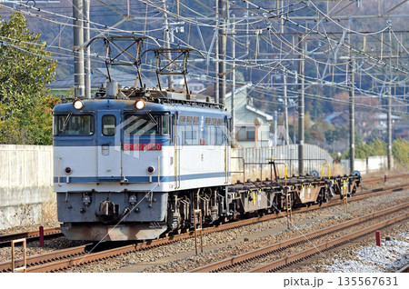 東海道本線　大磯－二宮　JR貨物　EF65-2080（新鶴見） 135567631