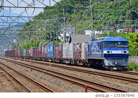東海道本線 二宮-大磯 JR貨物 EF210-106(吹田) 東海道本線 二宮-大磯 JR貨物 EF210-106(吹田) 135567640