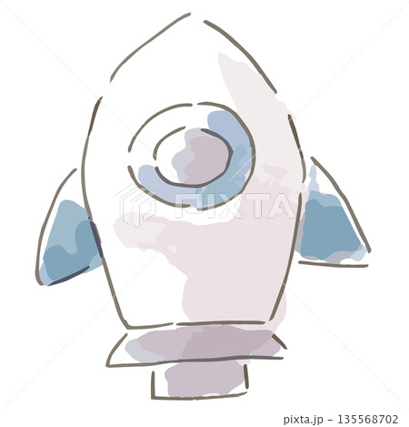 一日の終わりを包む やさしい水彩シリーズ｜ロケット 135568702