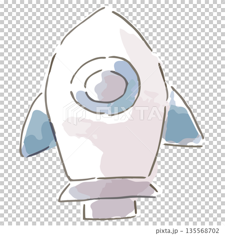 一日の終わりを包む やさしい水彩シリーズ｜ロケット 135568702