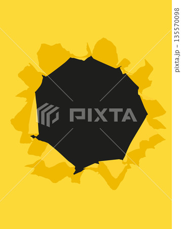 破られた紙 135570098