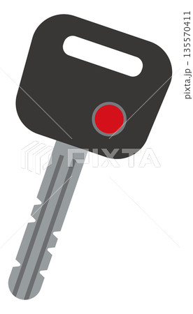 キーレスエントリーキーのイメージイラスト 135570411