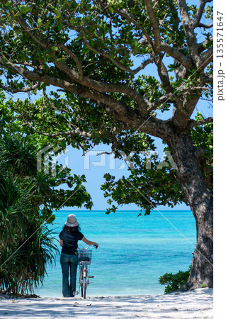 竹富島・カイジ浜 135571647