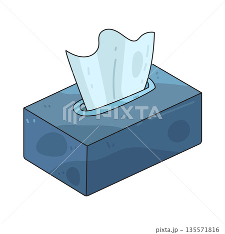 illustration of tissue box illustration of tissue box 135571816