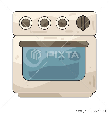 illustration of oven  135571831