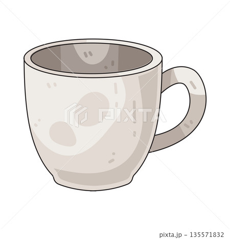 illustration of tea cup 135571832