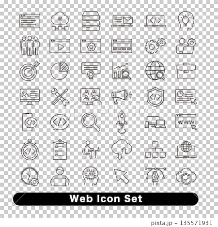 WEB Icon: Business Compatible 135571931