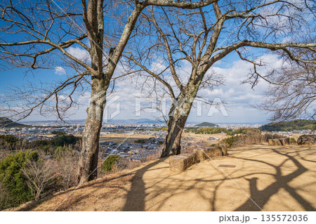 甘樫丘展望台からの景観　飛鳥歴史公園甘樫丘地区　奈良県明日香村 135572036