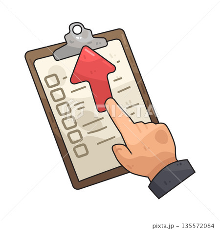 illustration of survey upload 135572084