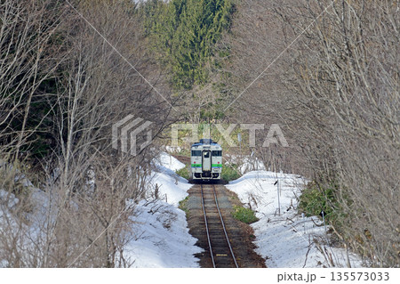 札沼線 豊ヶ岡 JR北海道 キハ40-401(苗穂) 札沼線 豊ヶ岡 JR北海道 キハ40-401(苗穂) 135573033