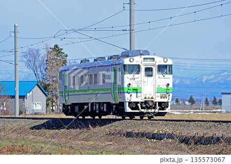 札沼線 北海道医療大学-石狩当別 JR北海道 キハ40-402(苗穂) 札沼線 北海道医療大学-石狩当別 JR北海道 キハ40-402(苗穂) 135573067