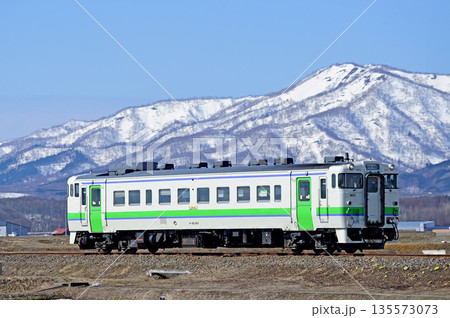 札沼線 下徳富-新十津川 JR北海道 キハ40-401(苗穂) 札沼線 下徳富-新十津川 JR北海道 キハ40-401(苗穂) 135573073