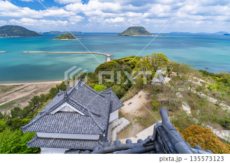 《佐賀県》唐津城から眺める眺望 135573123