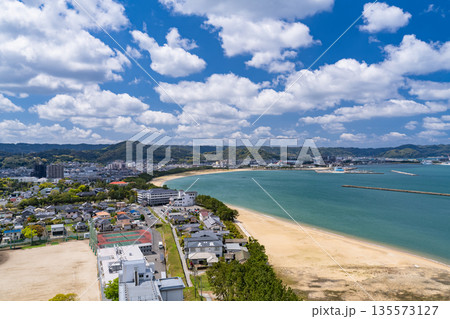 《佐賀県》唐津城から眺める眺望 135573127