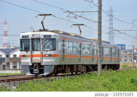 関西本線 富田浜-四日市 JR東海 313系 B521編成(神領) 関西本線 富田浜-四日市 JR東海 313系 B521編成(神領) 135573325