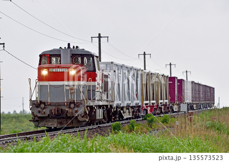 高山本線　速星－西富山　JR貨物　DE10-1729（東新潟） 135573523