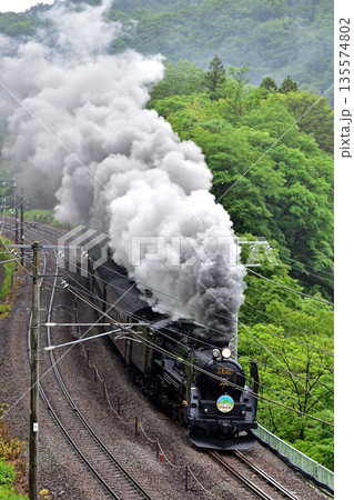 上越線　上牧－水上　JR東日本　C61-20＋旧客（高崎）　SLぐんまみなかみ 135574802