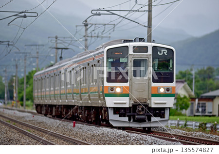 上越線 後閑-沼田 JR東日本 211系 A57編成(高崎) 上越線 後閑-沼田 JR東日本 211系 A57編成(高崎) 135574827