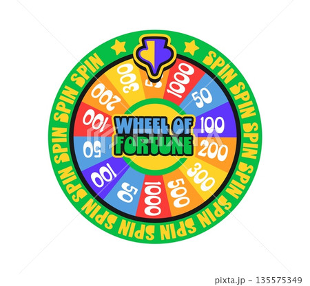 Wheel of fortune casino gambling Y2K groovy sticker or vintage symbol. Gambling luck groovy vector sticker, Vegas jackpot label. Casino fortune patch with spinning wheel of fortune or roulette Wheel of fortune casino gambling Y2K groovy sticker or vintage symbol. Gambling luck groovy vector sticker, Vegas jackpot label. Casino fortune patch with spinning wheel of fortune or roulette 135575349