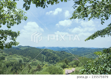 茨城 花立自然公園からの風景(常陸大宮市) 茨城 花立自然公園からの風景(常陸大宮市) 135575979
